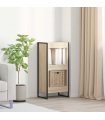 vidaXL Book Cabinet Sonoma 40 x 30 x 86.5 cm Engineered Wood — Colour: Sonoma oak