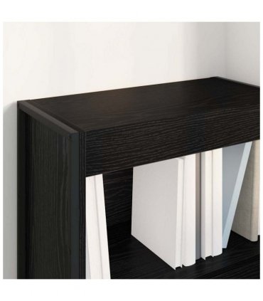 vidaXL Book Cabinet Black Oak 60 x 30 x 86.5 cm Engineered Wood