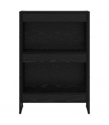 vidaXL Book Cabinet Black Oak 60 x 30 x 86.5 cm Engineered Wood