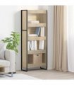 vidaXL Book Cabinet Sonoma 60 x 30 x 155 cm Engineered Wood — Colour: Sonoma oak
