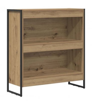 vidaXL Book Cabinet Artisian Oak 80 x 30 x 86.5 cm Engineered Wood — Colour: Artisan oak