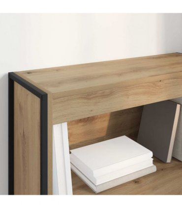 vidaXL Book Cabinet Artisian Oak 80 x 30 x 86.5 cm Engineered Wood — Colour: Artisan oak