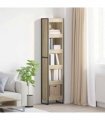 vidaXL Book Cabinet Sonoma 40 x 30 x 189.5 cm Engineered Wood — Colour: Sonoma oak