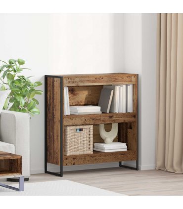 vidaXL Book Cabinet Old Wood 80 x 30 x 86.5 cm Engineered Wood