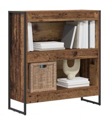 vidaXL Book Cabinet Old Wood 80 x 30 x 86.5 cm Engineered Wood
