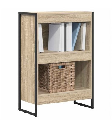 vidaXL Book Cabinet Sonoma 60 x 30 x 86.5 cm Engineered Wood — Colour: Sonoma oak