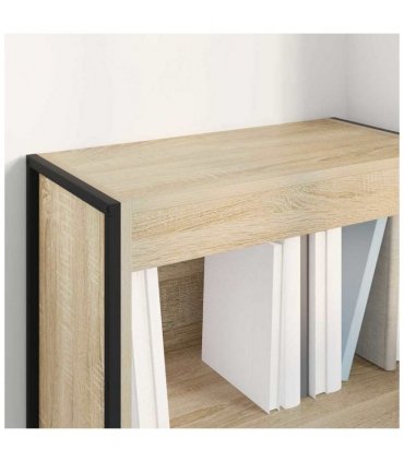 vidaXL Book Cabinet Sonoma 60 x 30 x 86.5 cm Engineered Wood — Colour: Sonoma oak