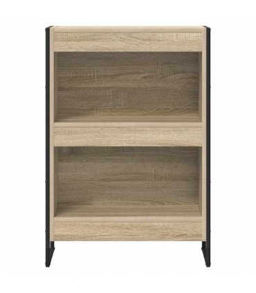 vidaXL Book Cabinet Sonoma 60 x 30 x 86.5 cm Engineered Wood — Colour: Sonoma oak