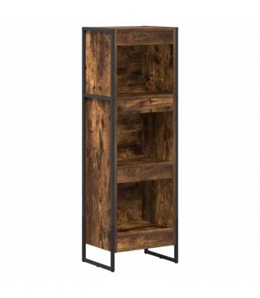 vidaXL Book Cabinet Smoke Oak 40 x 30 x 121 cm Engineered Wood — Colour: Smoked oak