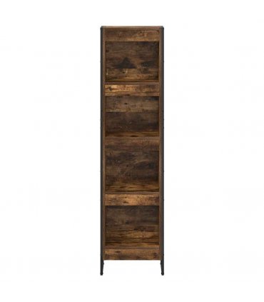 vidaXL Book Cabinet Smoke Oak 40 x 30 x 155 cm Engineered Wood — Colour: Smoked oak
