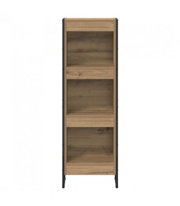 vidaXL Book Cabinet Artisian Oak 40 x 30 x 121 cm Engineered Wood — Colour: Artisan oak