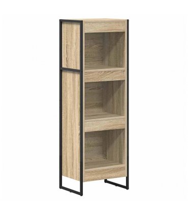 vidaXL Book Cabinet Sonoma 40 x 30 x 121 cm Engineered Wood — Colour: Sonoma oak