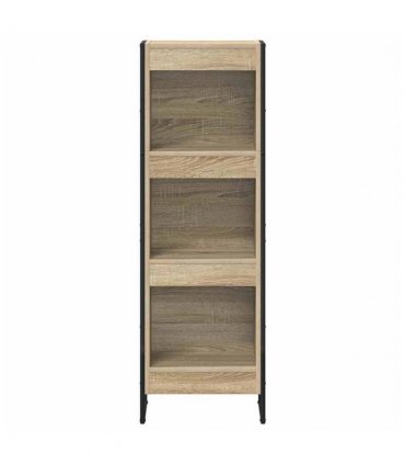 vidaXL Book Cabinet Sonoma 40 x 30 x 121 cm Engineered Wood — Colour: Sonoma oak
