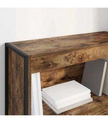 vidaXL Book Cabinet Smoke Oak 80 x 30 x 86.5 cm Engineered Wood — Colour: Smoked oak