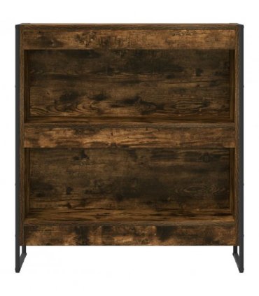 vidaXL Book Cabinet Smoke Oak 80 x 30 x 86.5 cm Engineered Wood — Colour: Smoked oak