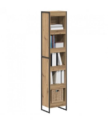 vidaXL Book Cabinet Artisian Oak 40 x 30 x 189.5 cm Engineered Wood — Colour: Artisan oak
