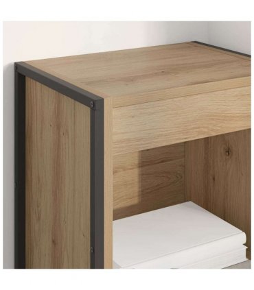 vidaXL Book Cabinet Artisian Oak 40 x 30 x 189.5 cm Engineered Wood — Colour: Artisan oak