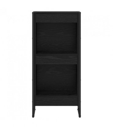 vidaXL Book Cabinet Black Oak 40 x 30 x 86.5 cm Engineered Wood