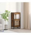 vidaXL Book Cabinet Smoke Oak 40 x 30 x 86.5 cm Engineered Wood — Colour: Smoked oak