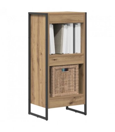 vidaXL Book Cabinet Artisian Oak 40 x 30 x 86.5 cm Engineered Wood — Colour: Artisan oak