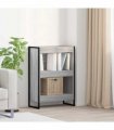 vidaXL Book Cabinet Grey Sonoma 60 x 30 x 86.5 cm Engineered Wood