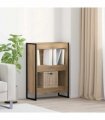vidaXL Book Cabinet Artisian Oak 60 x 30 x 86.5 cm Engineered Wood — Colour: Artisan oak