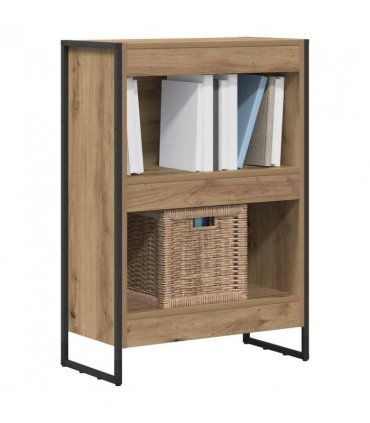 vidaXL Book Cabinet Artisian Oak 60 x 30 x 86.5 cm Engineered Wood — Colour: Artisan oak