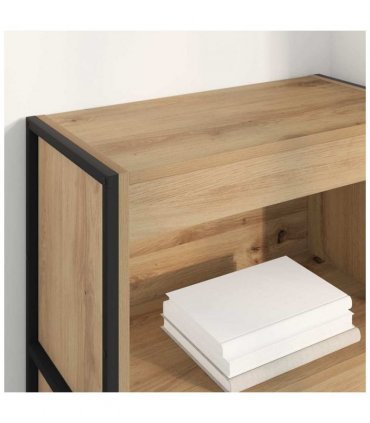 vidaXL Book Cabinet Artisian Oak 60 x 30 x 121 cm Engineered Wood — Colour: Artisan oak