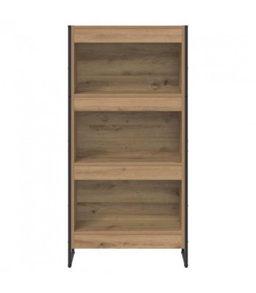 vidaXL Book Cabinet Artisian Oak 60 x 30 x 121 cm Engineered Wood — Colour: Artisan oak