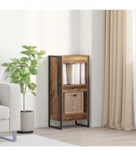 vidaXL Book Cabinet Old Wood 40 x 30 x 86.5 cm Engineered Wood