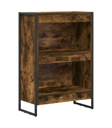 vidaXL Book Cabinet Smoke Oak 60 x 30 x 86.5 cm Engineered Wood — Colour: Smoked oak