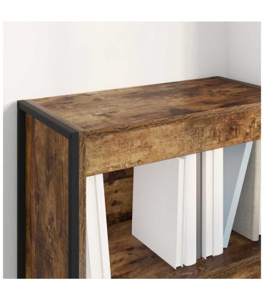 vidaXL Book Cabinet Smoke Oak 60 x 30 x 86.5 cm Engineered Wood — Colour: Smoked oak