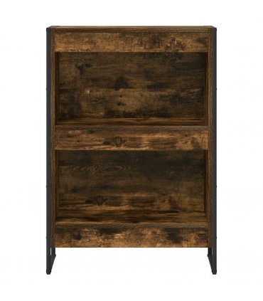 vidaXL Book Cabinet Smoke Oak 60 x 30 x 86.5 cm Engineered Wood — Colour: Smoked oak