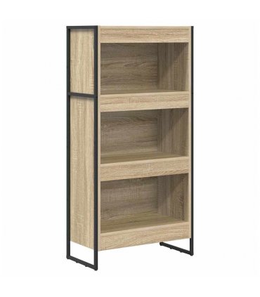 vidaXL Book Cabinet Sonoma 60 x 30 x 121 cm Engineered Wood — Colour: Sonoma oak