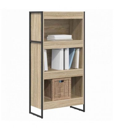 vidaXL Book Cabinet Sonoma 60 x 30 x 121 cm Engineered Wood — Colour: Sonoma oak