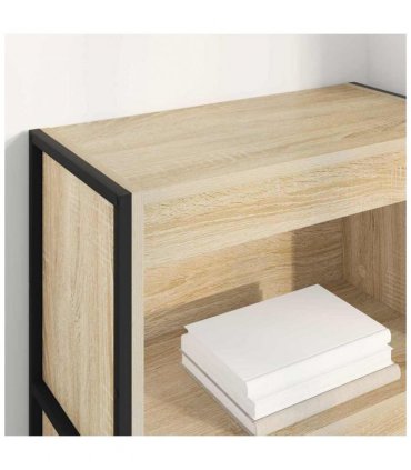 vidaXL Book Cabinet Sonoma 60 x 30 x 121 cm Engineered Wood — Colour: Sonoma oak
