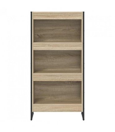 vidaXL Book Cabinet Sonoma 60 x 30 x 121 cm Engineered Wood — Colour: Sonoma oak