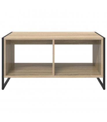 vidaXL Coffee Table Sonoma 80 x 50 x 40 cm Engineered Wood — Colour: Sonoma oak