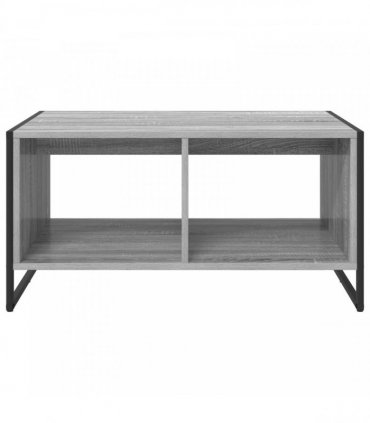 vidaXL Coffee Table Grey Sonoma 80 x 50 x 40 cm Engineered Wood