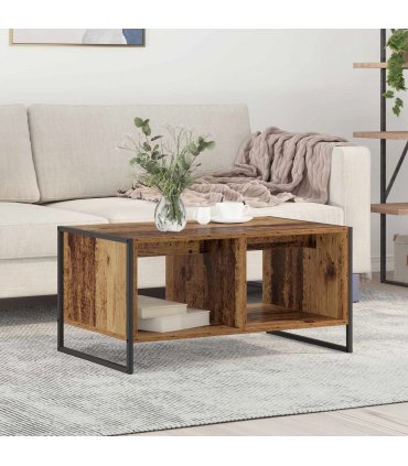 vidaXL Coffee Table Old Wood 80 x 50 x 40 cm Engineered Wood — V0672066077