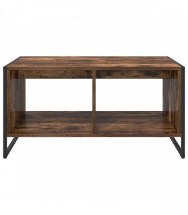 vidaXL Coffee Table Smoke Oak 80 x 50 x 40 cm Engineered Wood — Colour: Smoked oak