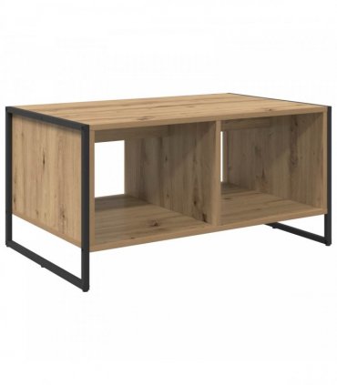 vidaXL Coffee Table Artisian Oak 80 x 50 x 40 cm Engineered Wood — Colour: Artisan oak