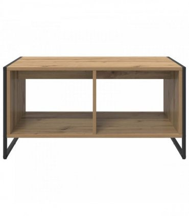 vidaXL Coffee Table Artisian Oak 80 x 50 x 40 cm Engineered Wood — Colour: Artisan oak