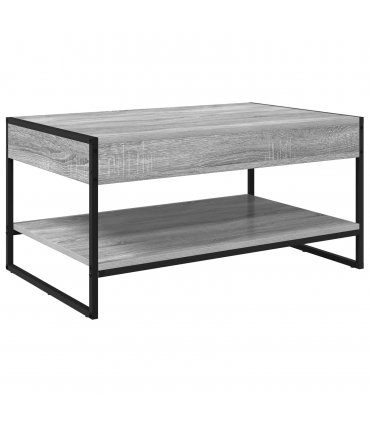 vidaXL Coffee Table Grey Sonoma 80 x 50 x 40 cm Engineered Wood — V0672066083