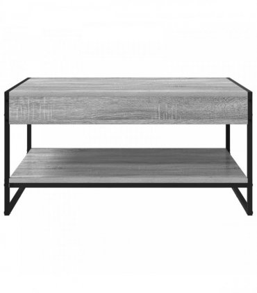 vidaXL Coffee Table Grey Sonoma 80 x 50 x 40 cm Engineered Wood — V0672066083