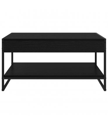 vidaXL Coffee Table Black Oak 80 x 50 x 40 cm Engineered Wood — V0672066084