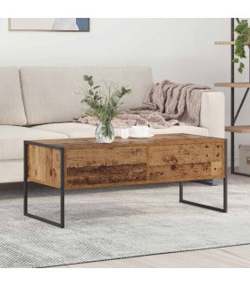 vidaXL Coffee Table Old Wood 100 x 46 x 40 cm Engineered Wood