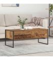 vidaXL Coffee Table Old Wood 100 x 46 x 40 cm Engineered Wood
