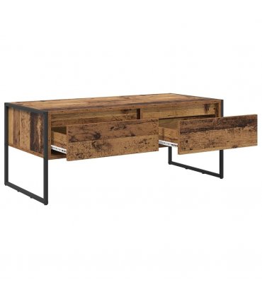 vidaXL Coffee Table Old Wood 100 x 46 x 40 cm Engineered Wood