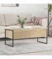 vidaXL Coffee Table Sonoma 100 x 46 x 40 cm Engineered Wood — Colour: Sonoma oak